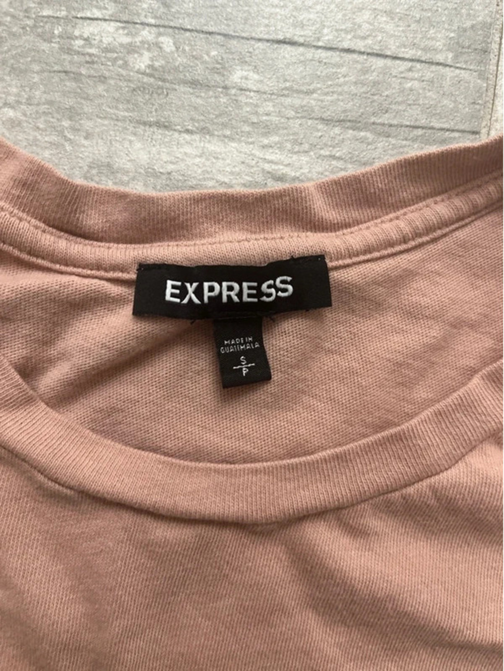 Express Rose Pink Tee with Rouging - Picture 3 of 4